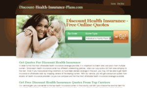 Quotes.discount-health-insurance-plans.com thumbnail