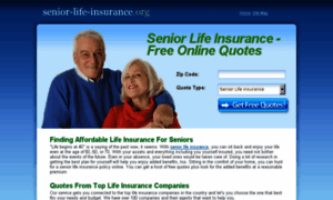Quotes.senior-life-insurance.org thumbnail