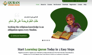 Quranclassesonline.com thumbnail
