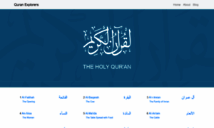 Quranexplorers.com thumbnail