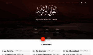 Quranromanurdu.com thumbnail