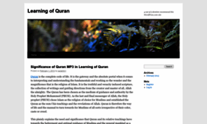 Qurantm1.wordpress.com thumbnail