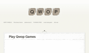 Qwop-unblocked.com thumbnail