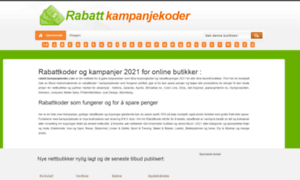 Rabatt-kampanjekoder.com thumbnail