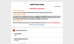 Rabbitproductdesign.acuityscheduling.com thumbnail