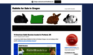 Rabbitsforsaleinoregon.wordpress.com thumbnail