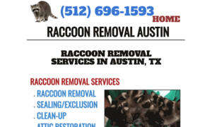 Raccoonremovalaustin.com thumbnail