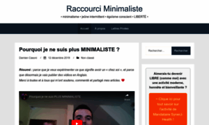 Raccourci-minimaliste.com thumbnail