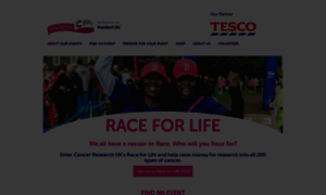 Raceforlife.cancerresearchuk.org thumbnail