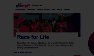 Raceforlife.org thumbnail