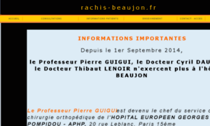 Rachis-beaujon.fr thumbnail