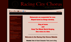 Racingcitychorus.org thumbnail