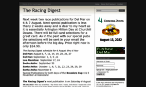 Racingdigest.com thumbnail