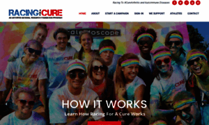 Racingforacure.org thumbnail