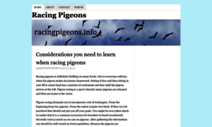Racingpigeons.info thumbnail