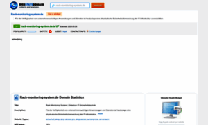 Rack-monitoring-system.de.webstatsdomain.org thumbnail