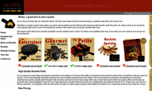 Raclette.com.au thumbnail