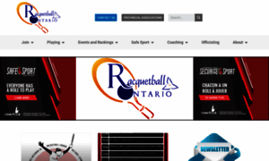 Racquetballontario.ca thumbnail