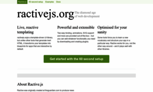 Ractivejs.org thumbnail