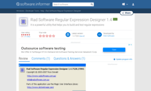 Rad-software-regular-expression-designer.software.informer.com thumbnail