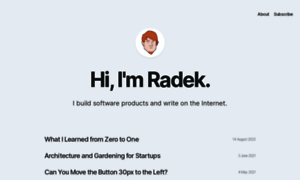 Radek.io thumbnail