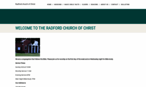 Radfordchurchofchrist.com thumbnail