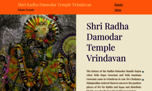 Radhadamodarmandir.com thumbnail