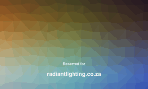 Radiantlighting.co.za thumbnail