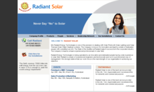 Radiantsolarindia.com thumbnail