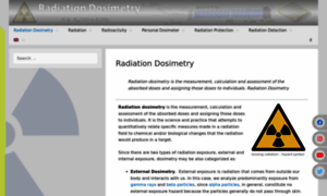 Radiation-dosimetry.org thumbnail