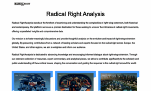 Radicalrightanalysis.com thumbnail