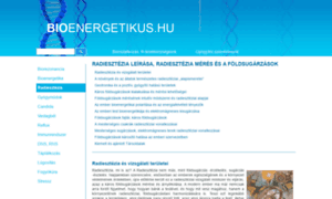 Radiesztezia.bioenergetikus.hu thumbnail