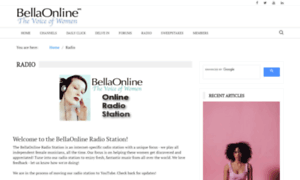 Radio.bellaonline.com thumbnail