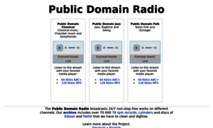 Radio.publicdomainproject.org thumbnail