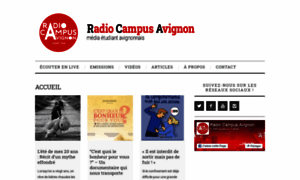 Radiocampusavignon.fr thumbnail