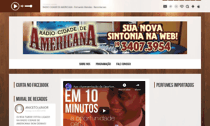 Radiocidadedeamericana.com thumbnail