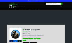 Radiocountrylive.radio.net thumbnail