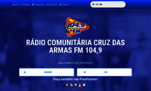 Radiocruzdasarmasfm.com.br thumbnail