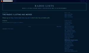 Radiolists.blogspot.com thumbnail