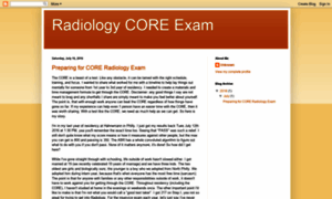 Radiologycoreexam.blogspot.com thumbnail