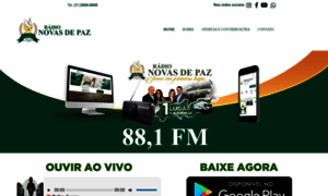 Radionovasdepaz.com.br thumbnail