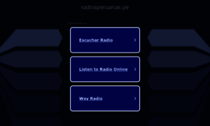 Radiosperuanas.pe thumbnail