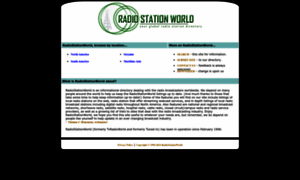Radiostationworld.com thumbnail