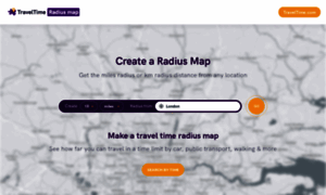 Radiusmap.traveltimeplatform.com thumbnail