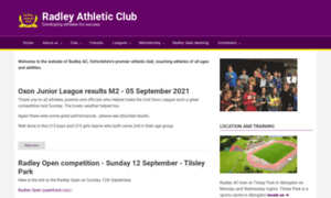 Radleyathleticsclub.co.uk thumbnail