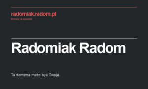Radomiak.radom.pl thumbnail