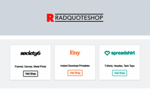 Radquoteshop.com thumbnail