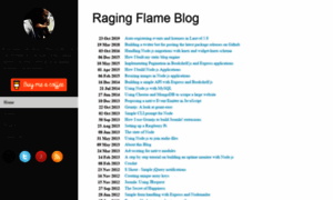 Ragingflameblog.herokuapp.com thumbnail