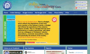 Railbudget2016.indianrailways.gov.in thumbnail