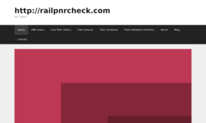 Railpnrcheck.com thumbnail